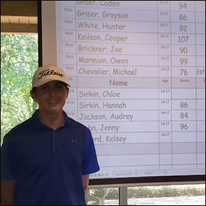 Michael Chevalier 1st Place